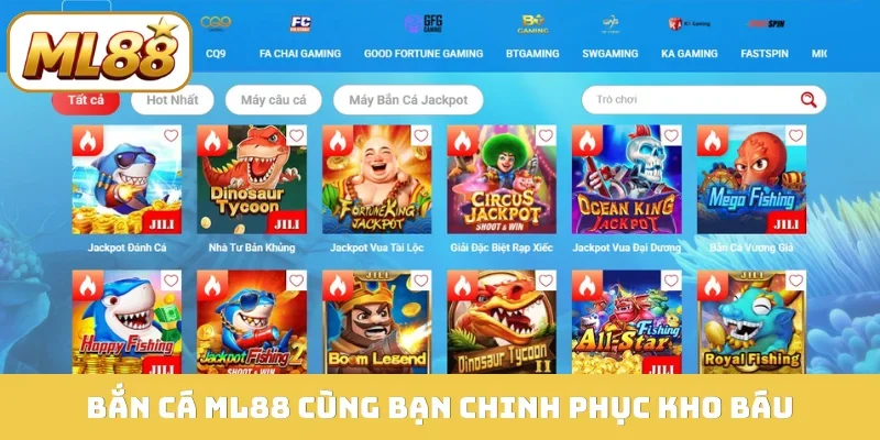 Bắn cá ML88 cùng bạn chinh phục kho báu