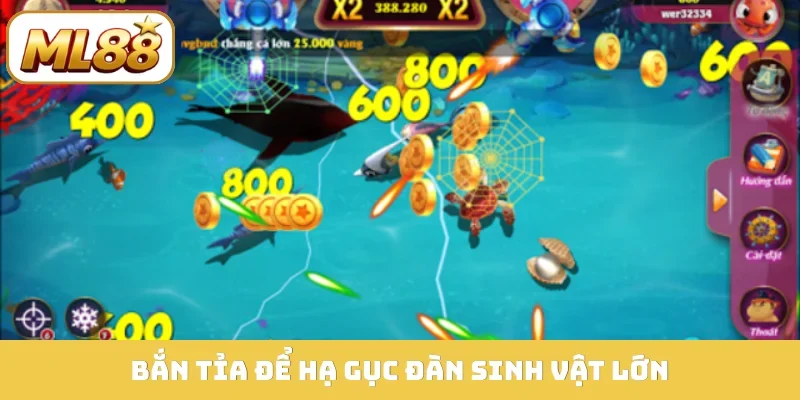 Bắn tỉa để hạ gục đàn sinh vật lớn