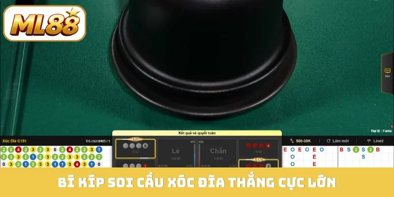 Bí kíp soi cầu xóc đĩa thắng cực lớn