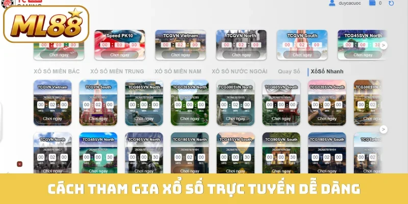 Cách tham gia xổ số trực tuyến dễ dàng