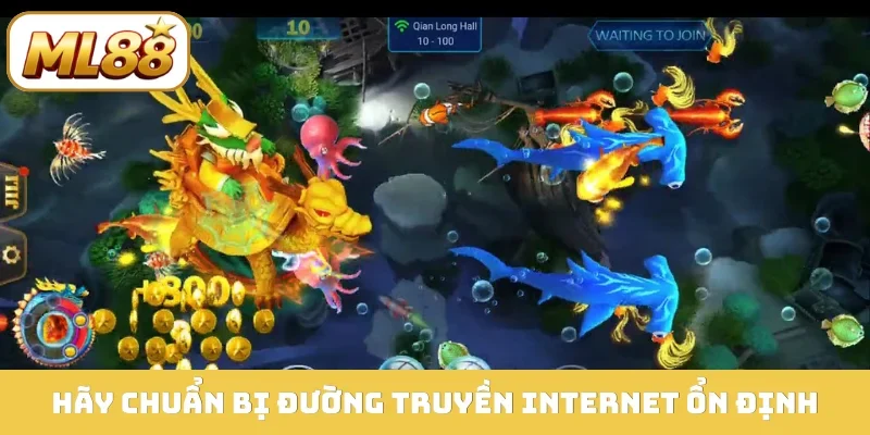 Hãy chuẩn bị đường truyền internet ổn định