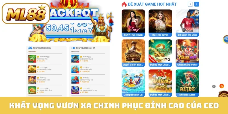 Khát vọng vươn xa chinh phục đỉnh cao của CEO