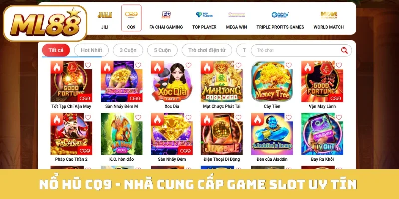 Nổ hũ CQ9