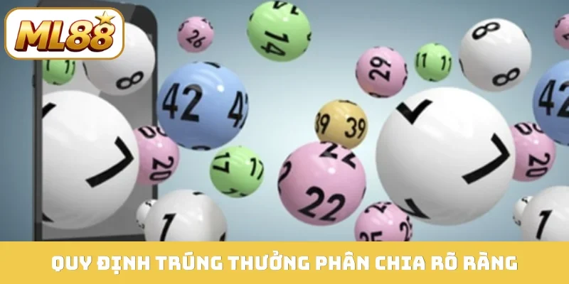 Quy định trúng thưởng phân chia rõ ràng