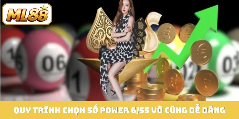Quy trình chọn số Power 6/55 vô cùng dễ dàng