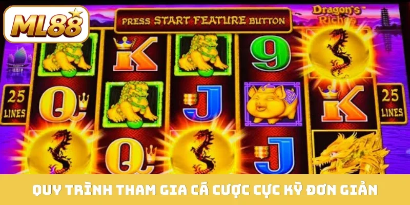 Quy trình tham gia cá cược cực kỳ đơn giản