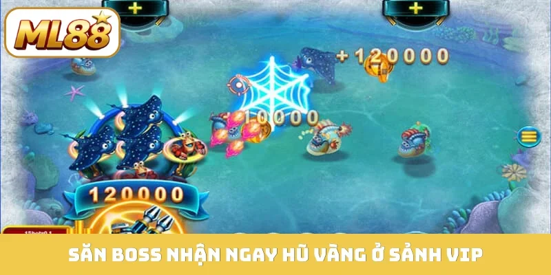 Săn boss nhận ngay hũ vàng ở sảnh VIP